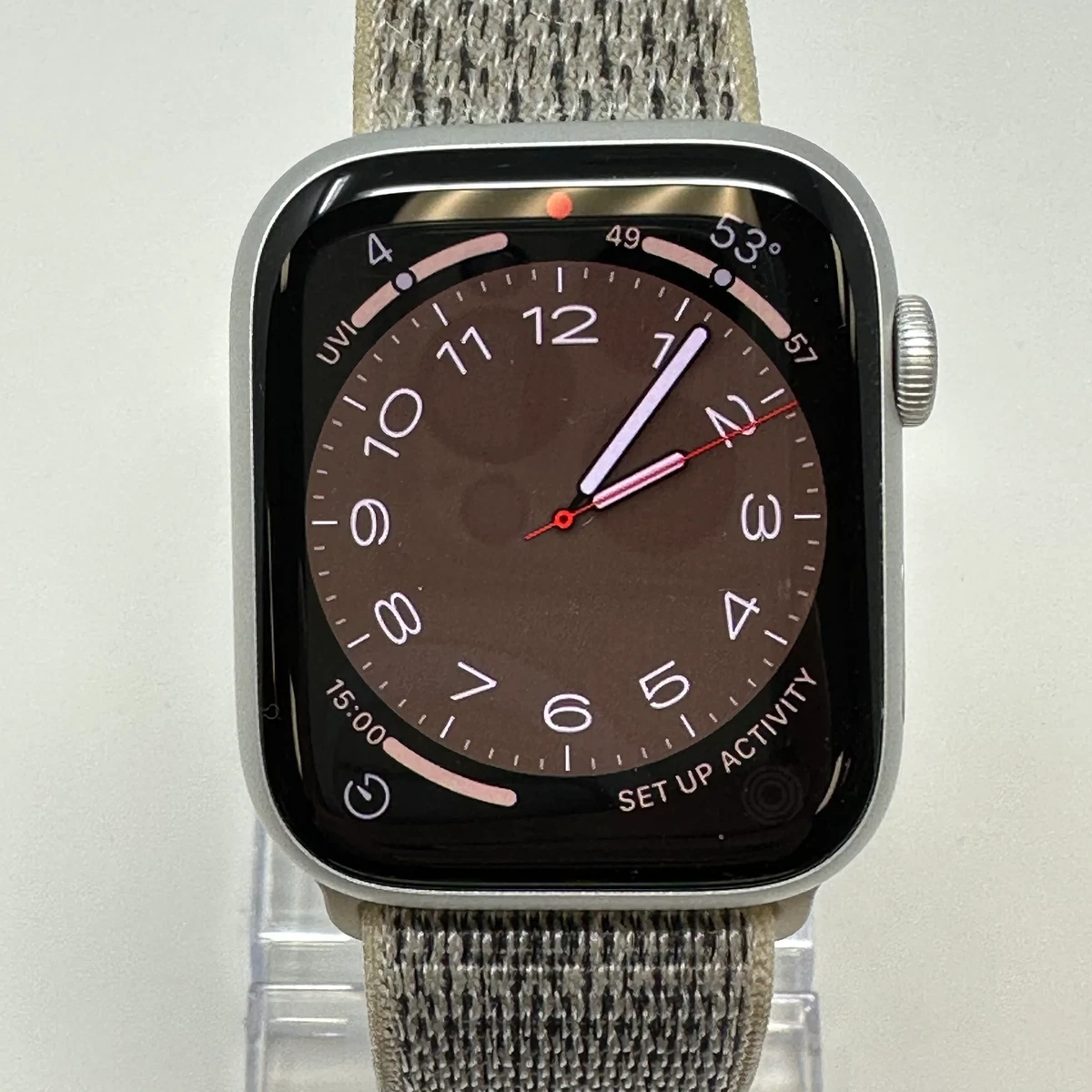 Apple Watch Series 8 GPS 45mm MP6T3LL/A Starlight Aluminum Case | eBay