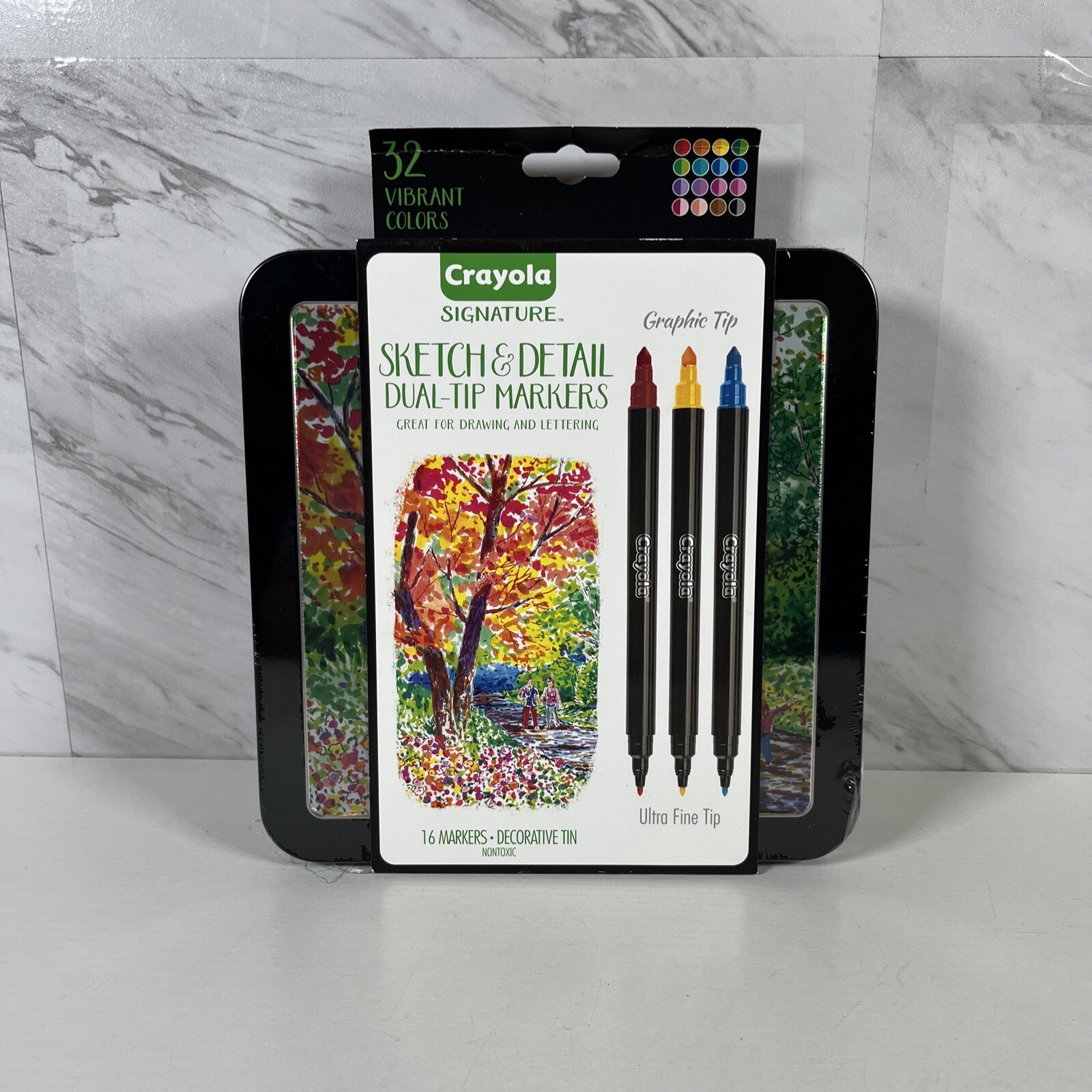 32 Vibrant Colors Tin