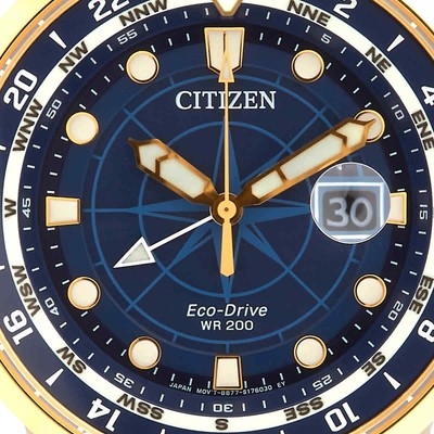 Citizen Endeavor Eco-Drive 44mm Gold-Tone Stainless Steel Case 