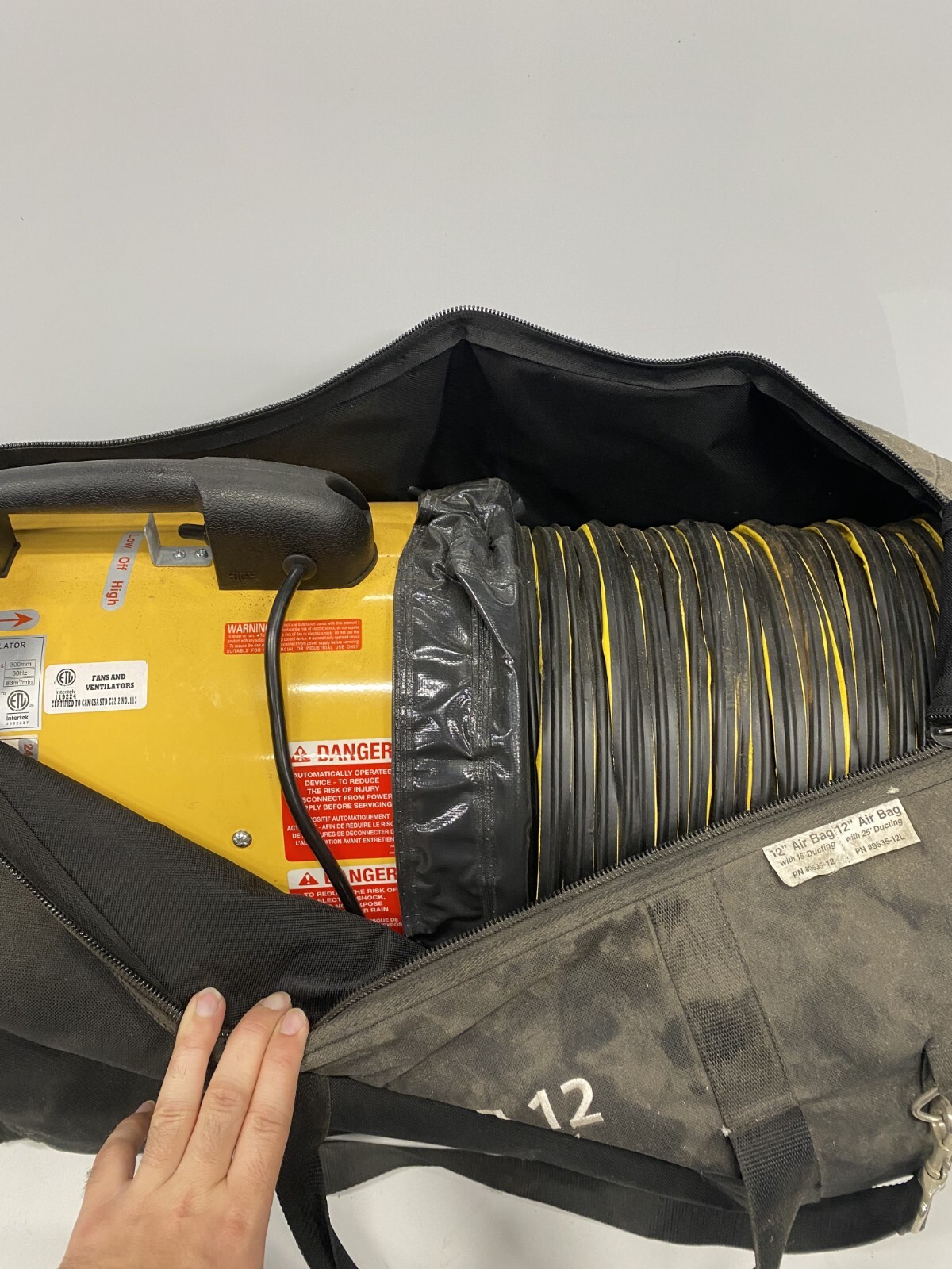 Allegro Industries, Man Hole Blower, with Bag