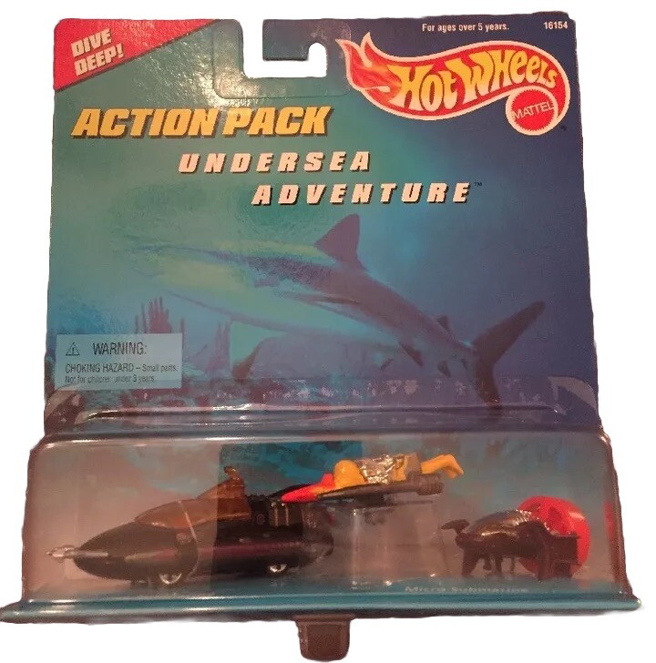 Hot Wheels Action Pack Undersea Adventure Die Cast 1:64, MISP (B55