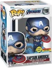 Funko POP! Marvel Avengers Endgame Captain America with Broken Shield & Mjolnir