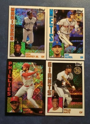 2019 Topps SILVER PACK 1984 Chrome Inserts Series 1 / Series 2 / Update You Pick