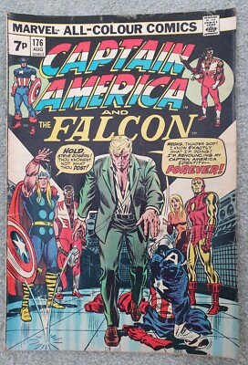 アメコミ Captain America #176 August 1974 Captain America #176 (August 1974) – THE VIRTUES OF CAPTAIN