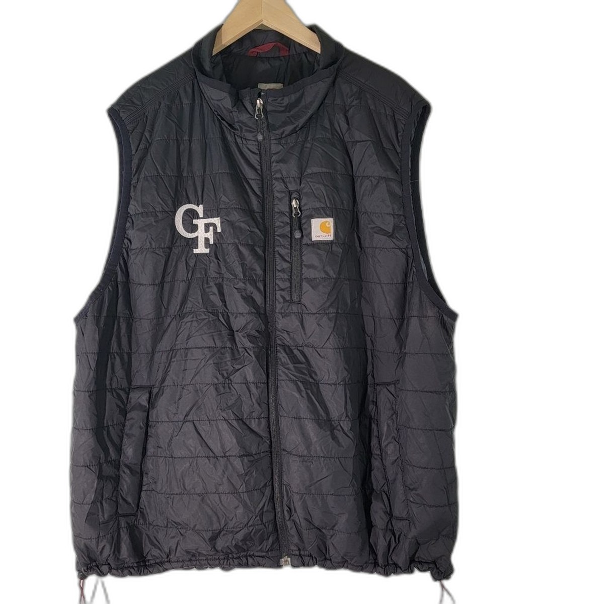 Carhartt RAIN DEFENDER Gilliam vest ブラック Carhartt Gilliam Black Nylon Full-Zip Rain Defender Women's
