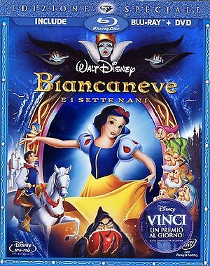 BIANCANEVE E I SETTE NANI 2 BLU-RAY+DVD ANIMAZIONE - Foto 1 di 1