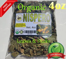 4oz Nispero Mispero Hojas Hierba/Te,Loquat leaves herbs/tea 100% Natural Organic