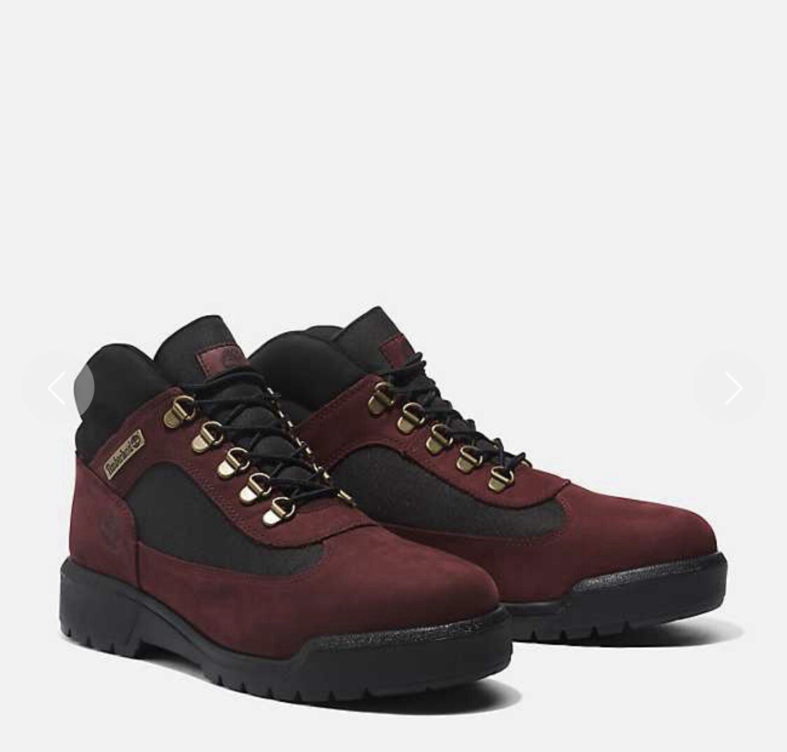 Timberland Field Boot Men's Burgundy TB0A5W6N ReBOTL™️