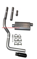 Mandrel Bent Exhaust 2 Chamber Muffler 17" Body Fits 1988-2001 Dodge Ram 5.2 5.9