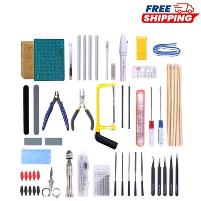 Portable 87-Piece Model Building Tool Set for Gundam Enthusiasts - Gift Ready!
