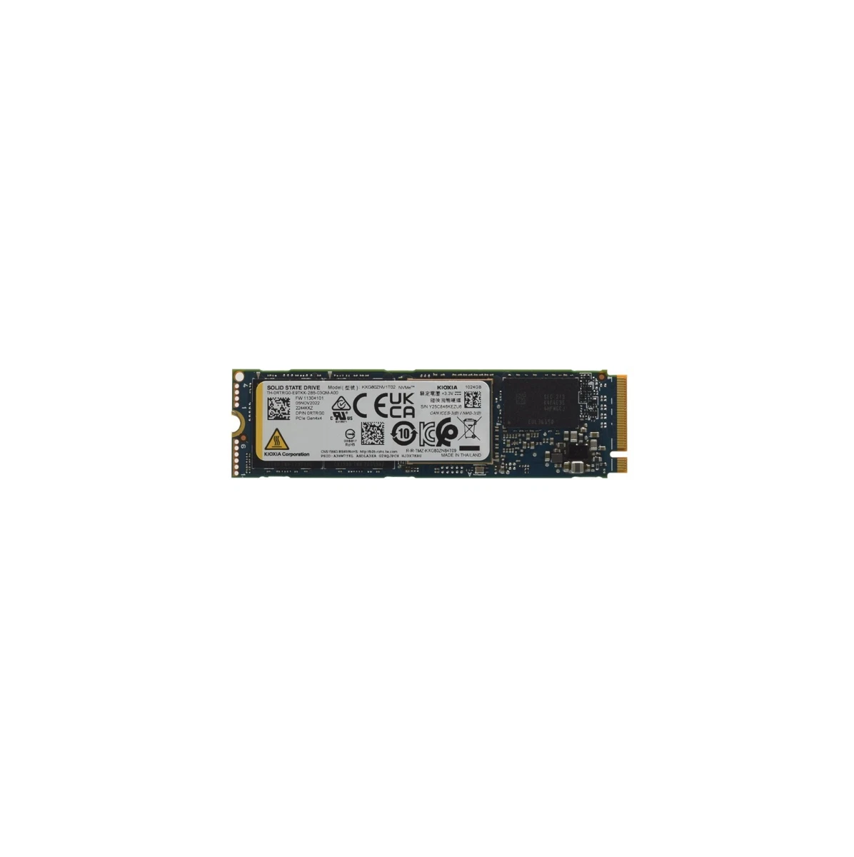 DELL KIOXIA 1TB GEN 4 M.2 2280 NVMe SSD DRIVE - RTRG0 KXG80ZNV1T02