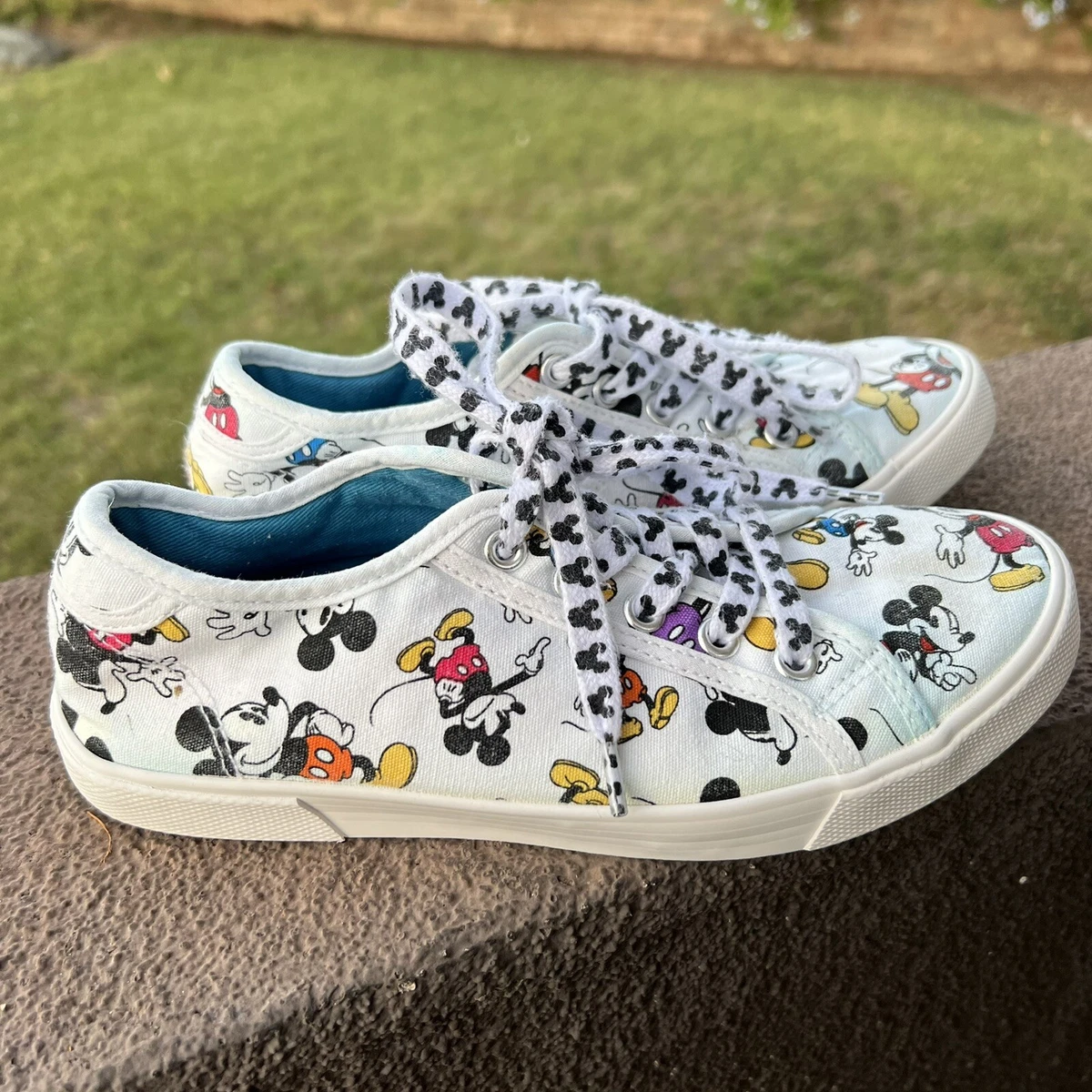 Mickey mouse vans size 6 cheap