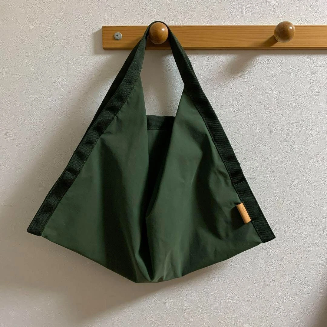 Hender Scheme Origami Bag Small Mesh Olive green color tote bag Fashion JPN