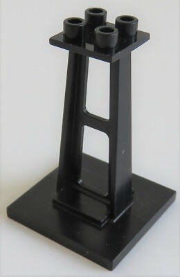 LEGO - Stütze / Pfeiler / Support 4 x 4 x 5, schwarz # 2680