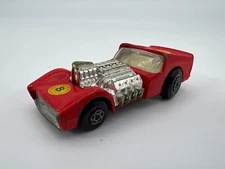 1970 Matchbox Lesney #19 Red Road Dragster Car Fair Condition