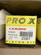 Pro-X 2587 Piston Kit SUZUKI RM250 1982-1985 71.75mm +1.75mm / .070” Oversize