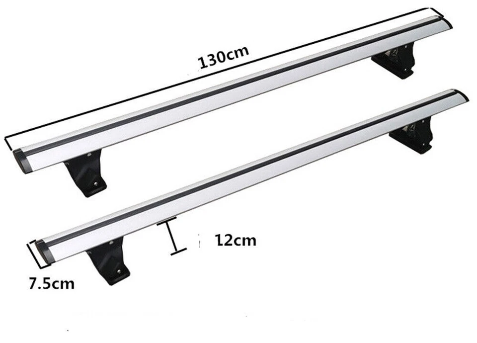 Se adapta a Hyundai Santa Fe 2005-2011 barra transversal portaequipajes sin techo Foto 2 de 4