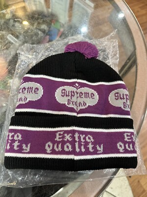Black Supreme Extra Quality Beanie FW21