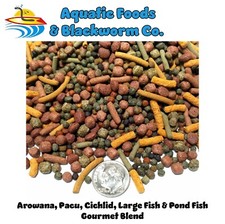 Arowana, Pacu, Cichlid, Large Fish, pond Fish Gourmet Blend GB-450