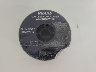 RILAND Gasless Flux Core MIG Welding Wire .035'' 0.9mm 2lbs E71T-GS