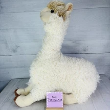 Hug Fun JUNGLE LLAMA 268990 Alpaca Beige Brown 28" by 19" X-Large Animal Plush