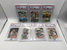 1980 Topps Baseball PSA 7 NM Lot 7 Ozzie Smith Tom Seaver Willie Stargell HOF