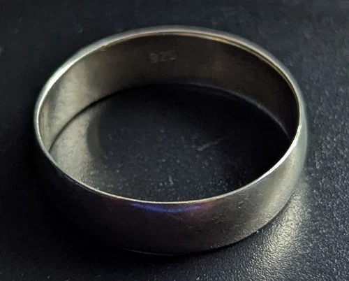 Vintage Solid Silver Wedding Ring