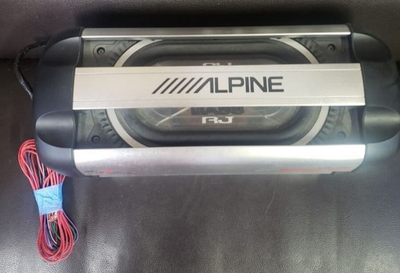 ★★★ アルパイン パワードウーハーSWE-1390 ★★★ ALPINE Powered Subwoofer SWE-1390 200W Air Trans Drive Black