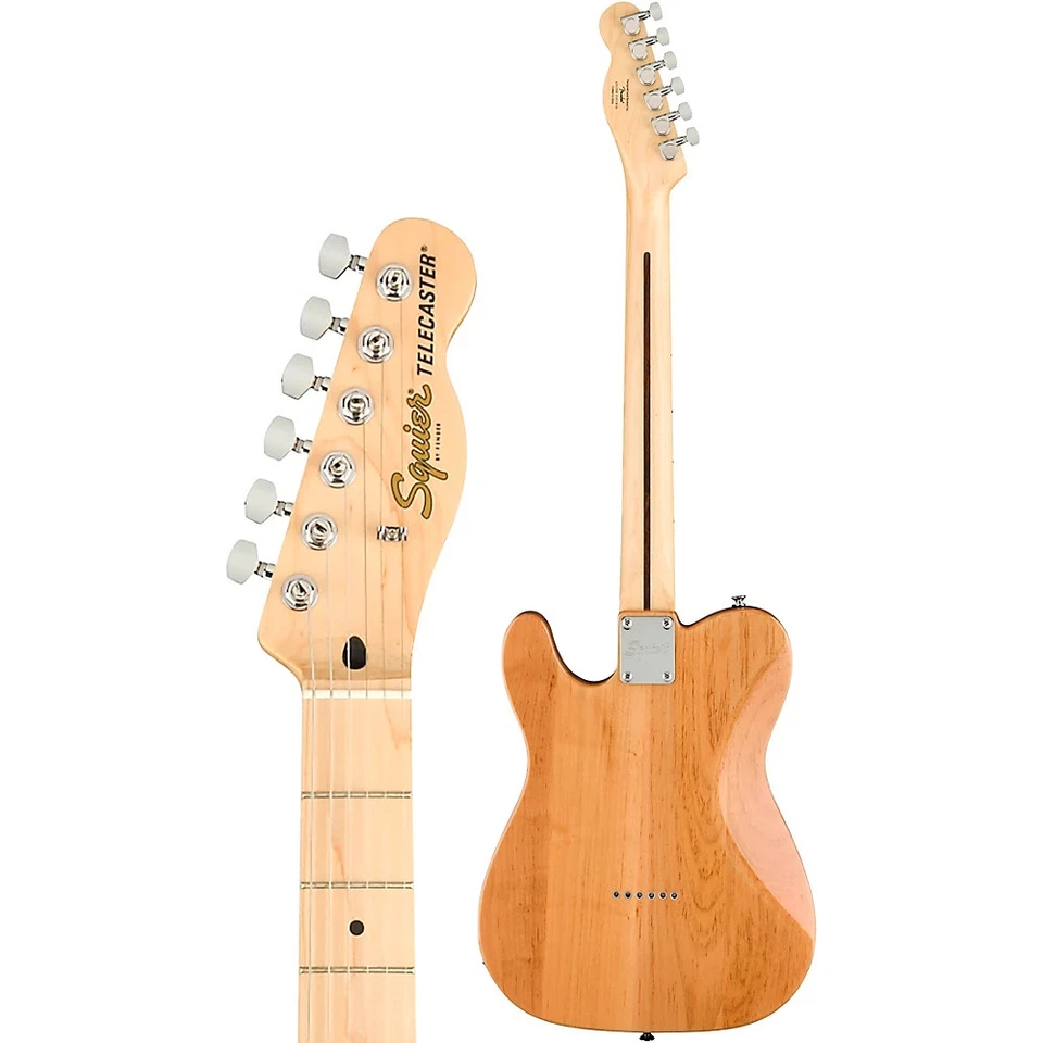 Squier Affinity Telecaster Maple Fingerboard Limited Edition Guitar Natural - Image 4 of 4