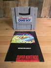 Super Game Boy For Super Nintendo SNES, SNS-027 Authentic & Tested With Manual