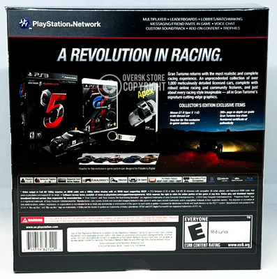 Gran Turismo 5 - Collector's Edition - PS3 - Brand New | Factory