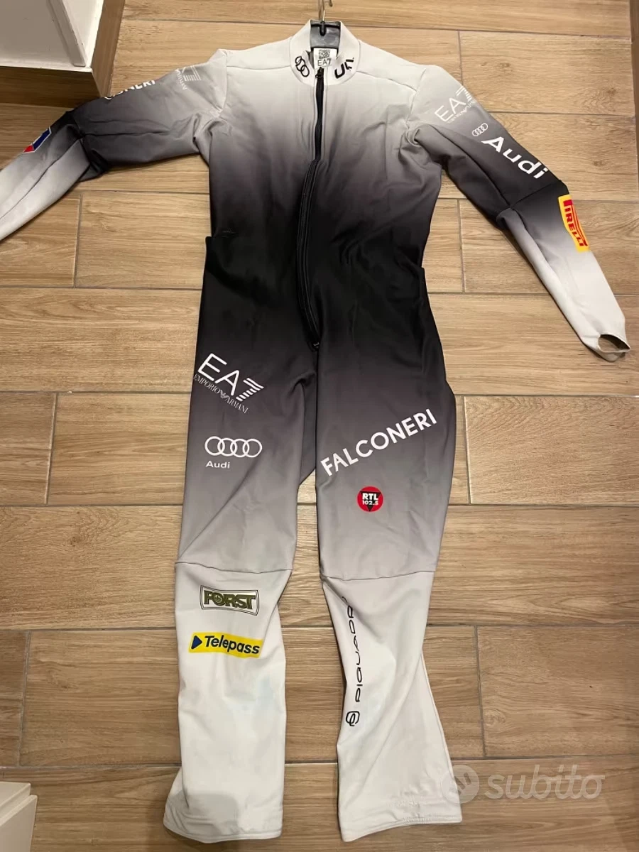 2880/34 FISI KAPPA 4CENTO TUTA DA SCI GARA SLALOM SKIN