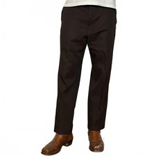 VTG LEVIS ACTION SLACKS POLYESTER DRESS JEANS PANTS BROWN MENS 33X29