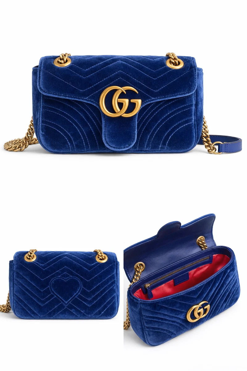 Gucci Velvet Exterior Bags & Handbags for Women for sale | eBay