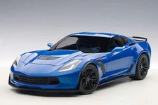 2016 CHEVROLET CORVETTE C7 Z06 LAGUNA BLUE TINCOAT 1/18 BY AUTOART 71265
