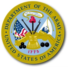 US Department of the Army 1775 This We'll Defend Bumper Sticker Vinyl Decal 5"