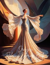 Dresses: Relaxing Coloring Book