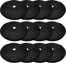 12 Pack 20.5 Inch Non-Woven Tree Mulch Ring - Degradable Tree Protector Mat, ...