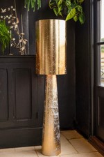 Rockett St George Gold Leafed Effect Floor Lamp