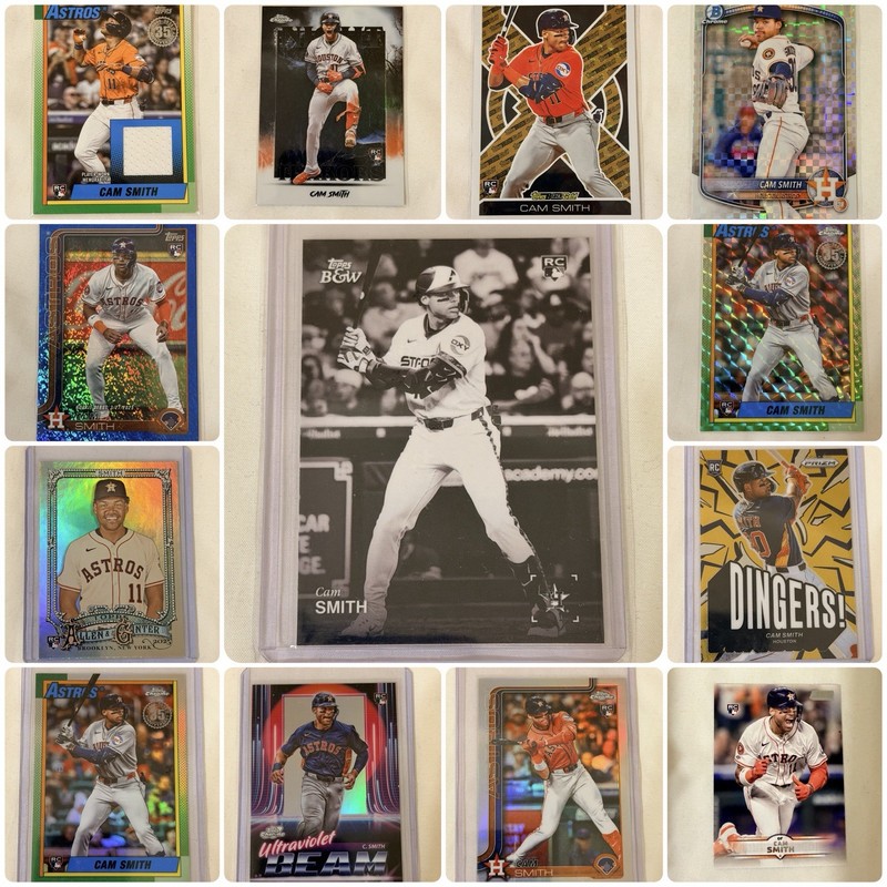 Topps 2025 Cam Smith RC lot! Astros