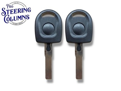 HU66T24 Uncut Chip Transponder Key For Audi Volkswagen ID48 CAN Chip (2 Keys)