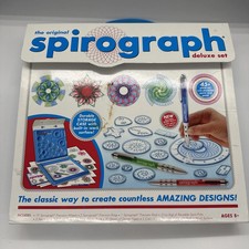 T13 2012 Vintage Spirograph Deluxe Set Art Drawing Kit Kahootz Read description.