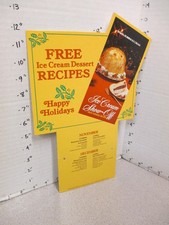 Baskin Robbins ice cream 1981 store display sign SHOW OFF contest winner recipes