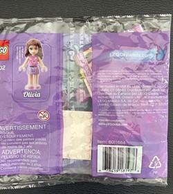 NEW SEALED BAG Lego Friends 30102 Olivia's Desk 2012 Building Toy Flowers