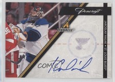 2010-11 Panini Pinnacle Pencraft 12/100 Jaroslav Halak #1 Auto 05u8