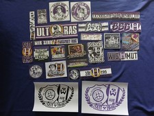 Wismut Aue Aufkleber / Erzgebirge Sticker / Ultras Aufkleber 25 Stück / DIN A4
