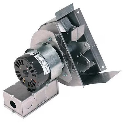 Field Controls Di-2 Draft Inducer, 115, Galvanized Steel, 9 3/16 In W, 6 7/16
