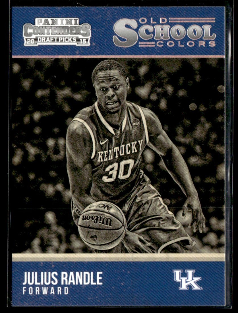 2015-16 Panini Contenders Draft Picks Old School Colors Julius Randle #16 TS1