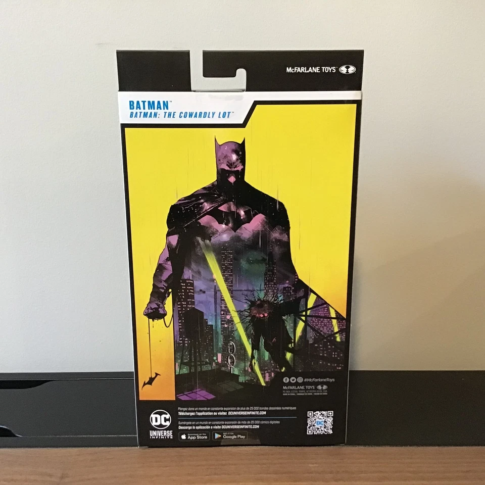 Batman The Cowardly Lot DC Multiverse Batman Wave 4 Action Figure Red Platinum - Image 3 of 4