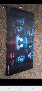 GTRACING Five Nights at Freddy's Mouse Pad Black Multicolor USB Port Gaming Mat